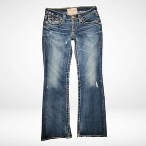Big Star Women's Faded Blue Boot Cut Jeans